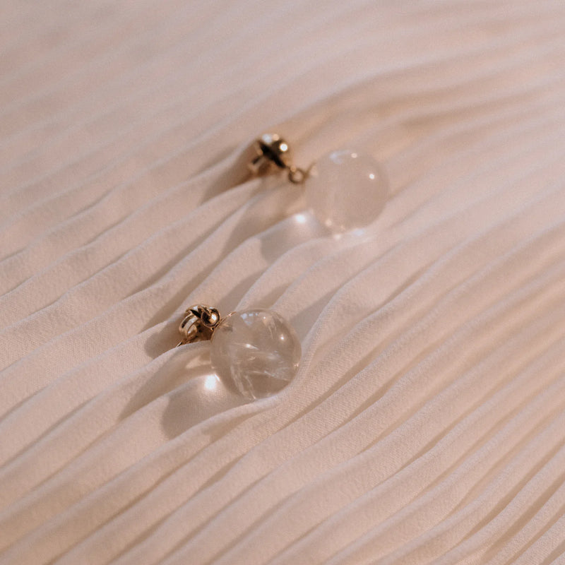 J. Hannah Glace Drop Earrings in 14k Yellow Gold