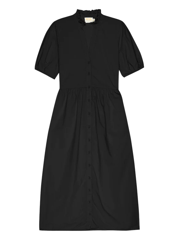 Nation LTD Liliya Dress in Jet Black