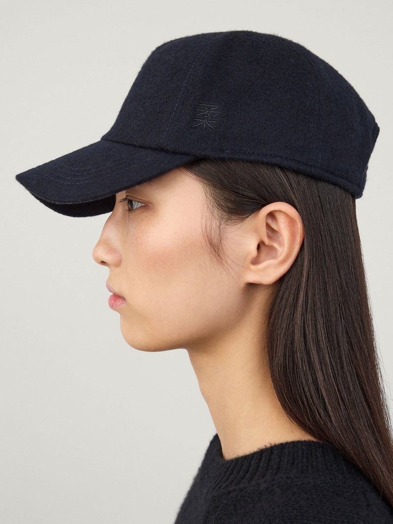 Lisa Yang Base Cap - Navy Cashmere