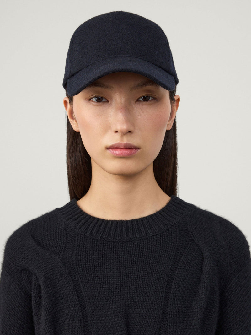 Lisa Yang Base Cap - Navy Cashmere