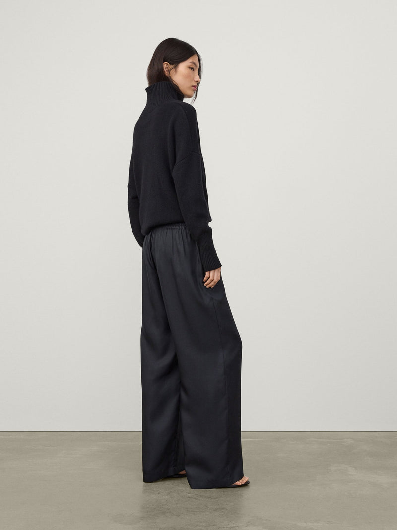 Lisa Yang Silk Track Pants Trousers Midnight