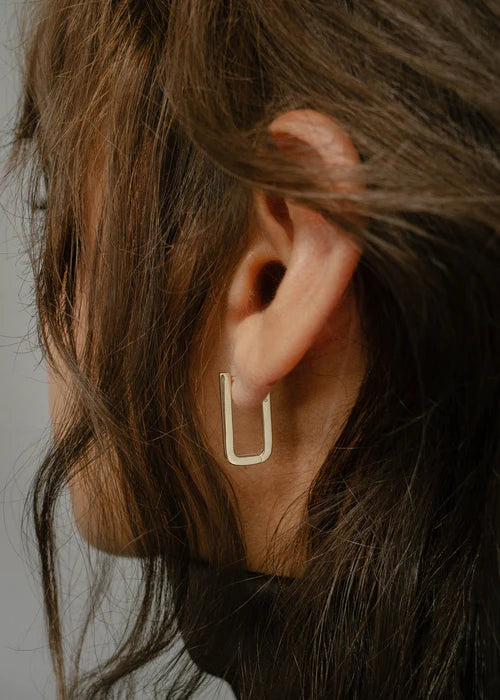 Otiumberg Chunky Rectangle Hoops