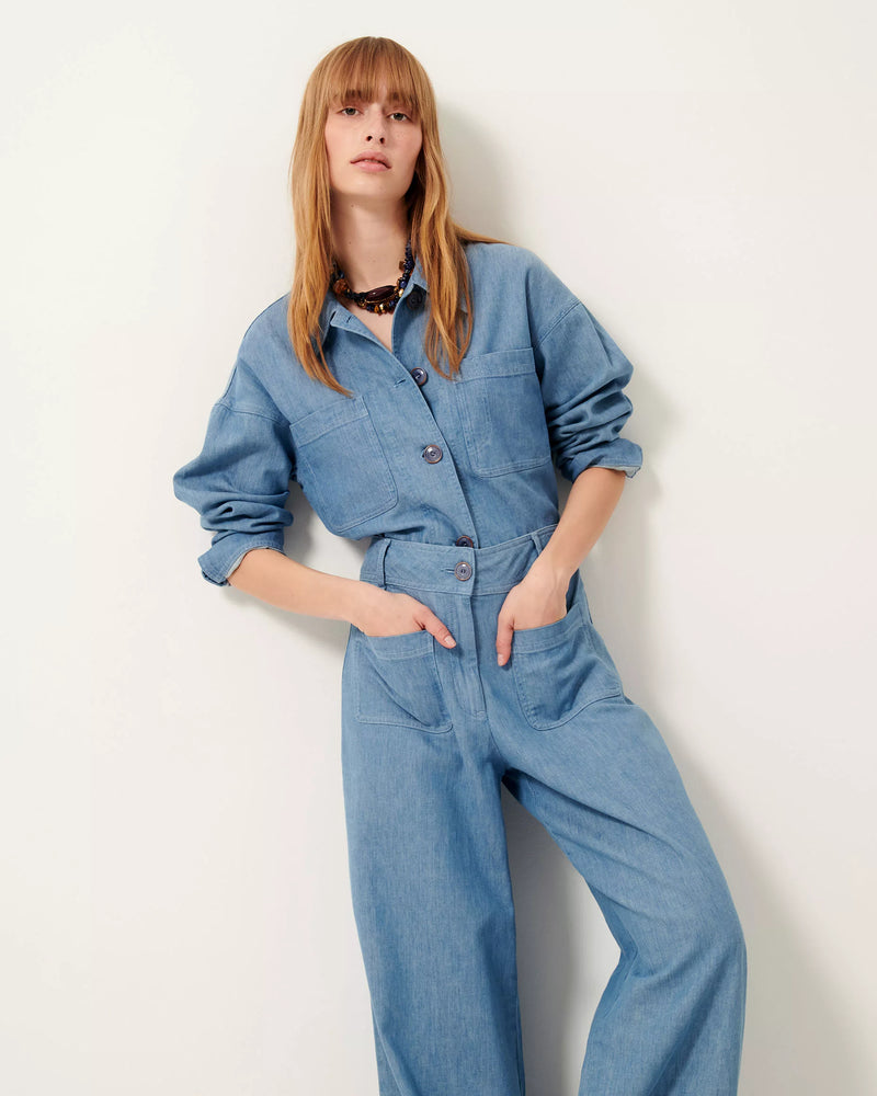 Sessun Manhatti Pants in Provencial Blue