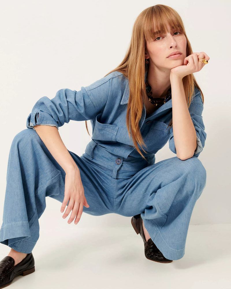 Sessun Manhatti Pants in Provencial Blue