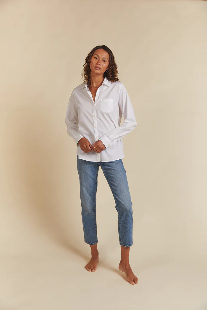 Trovata Grace Classic Shirt in White