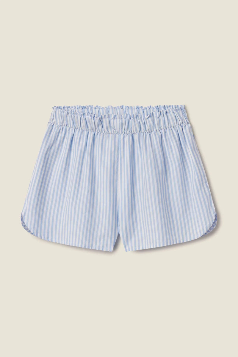 Trovata Lucy Shorts in Blue Coastal Stripe
