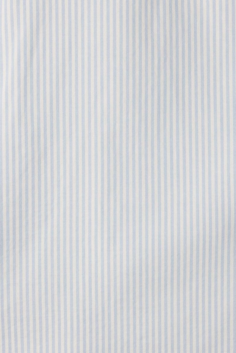 Trovata Lucy Shorts in Blue Oxford Stripe Linen