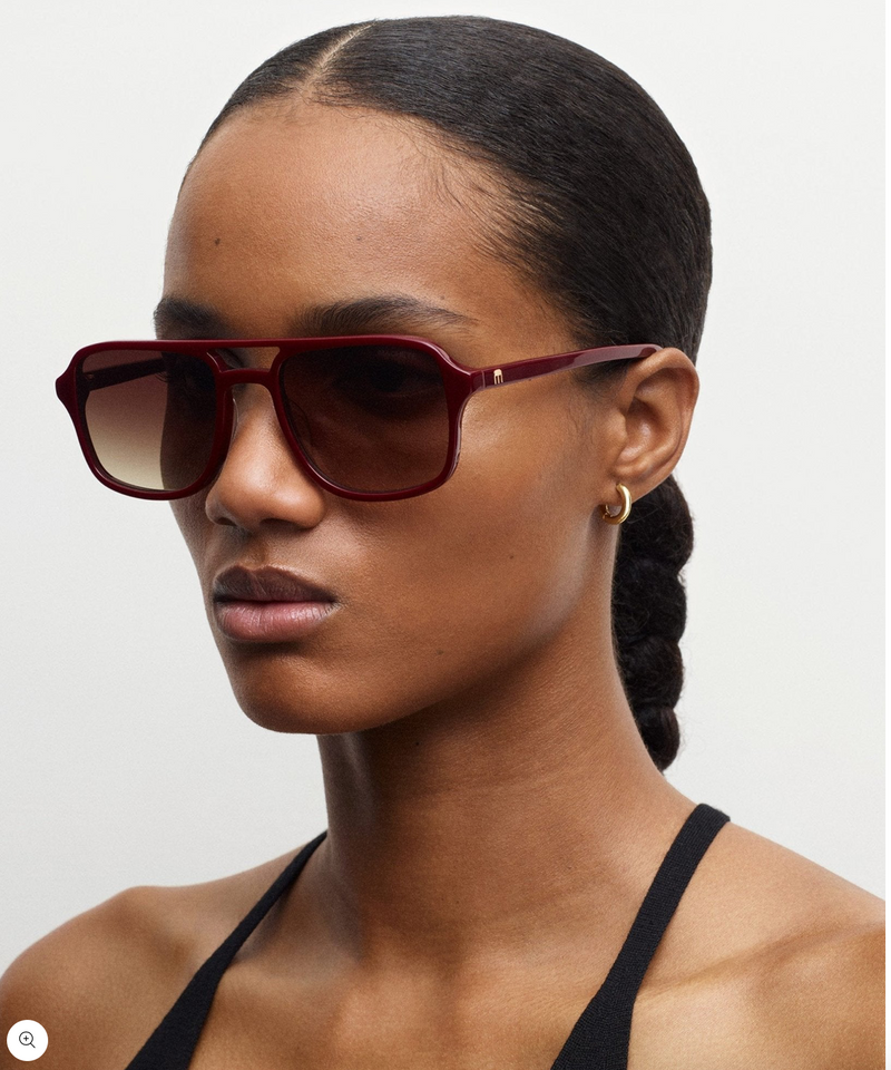 Machete Jane Sunglasses in Black