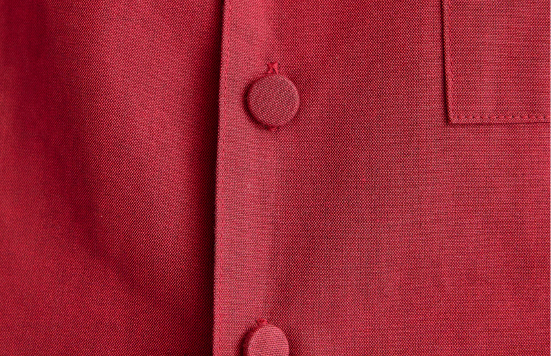 Naomi Nomi Studio Shirt in Washed Red Cotton