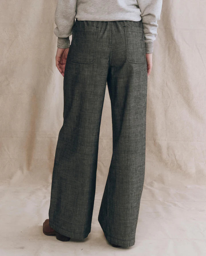 Sawyer Pant in Smoke Wash - The Great