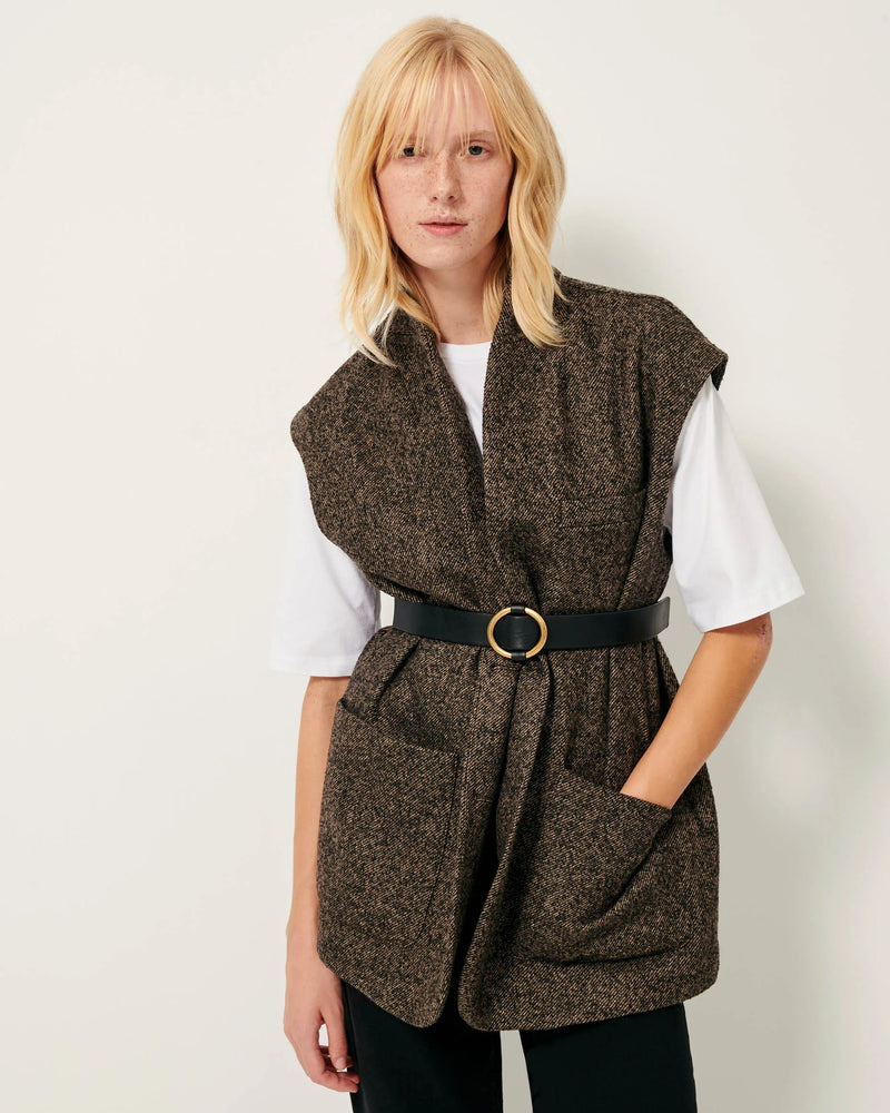 Sessun Tisao Belt in Black