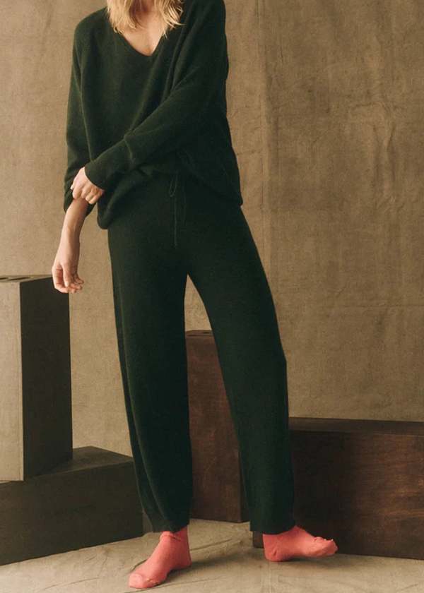 The Great Lantern Cashmere Pant in Alpine