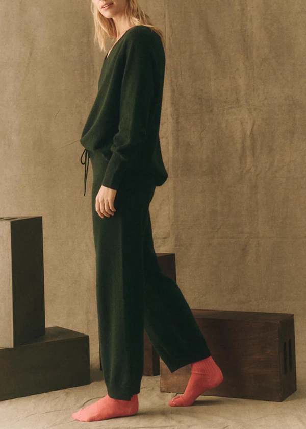 The Great Lantern Cashmere Pant in Alpine