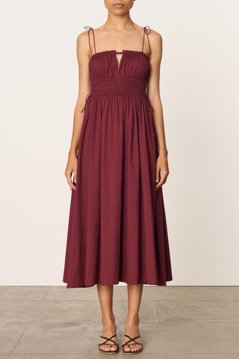 Vanessa Bruno Eldora Dress Bordeaux