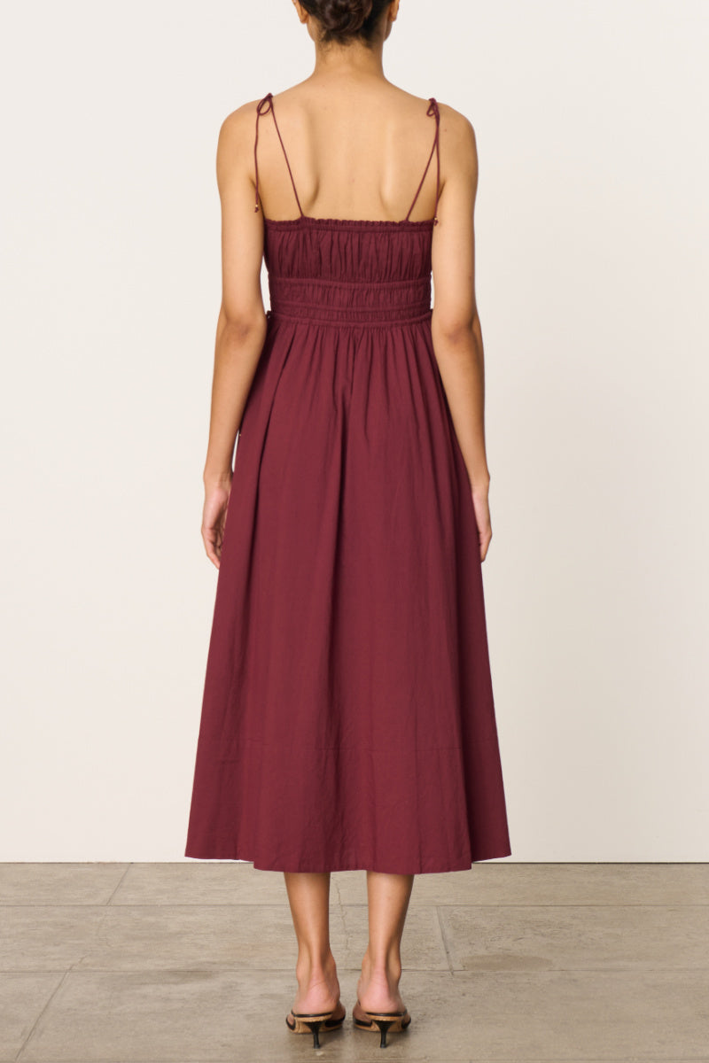 Vanessa Bruno Eldora Dress Bordeaux