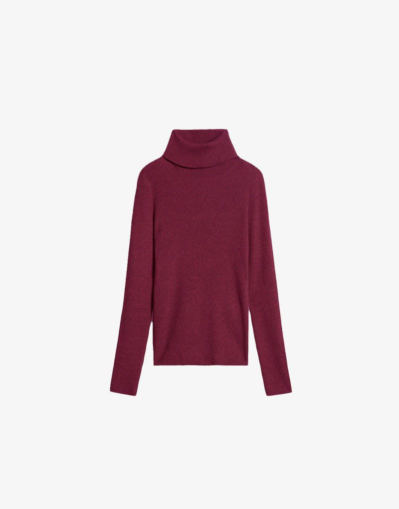 Vanessa Bruno Fontinelle Knit Top Burgundy