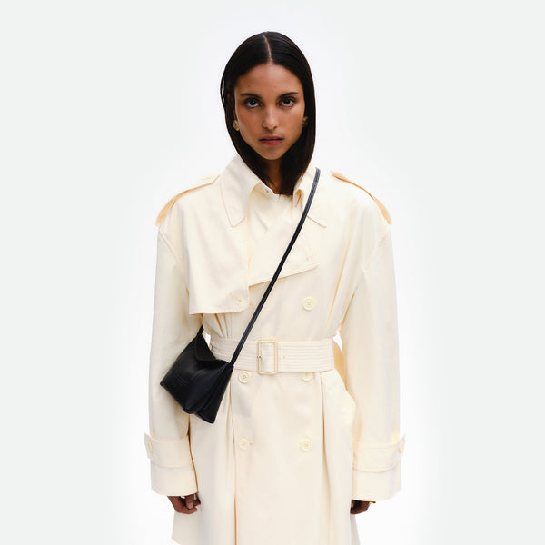 Wandler Penelope Slouch Mini in Black Crust