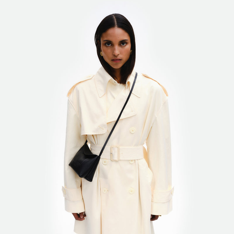 Wandler Penelope Slouch Mini in Black Crust