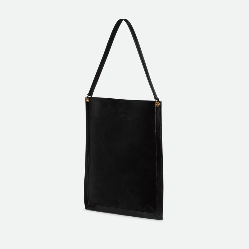 Wandler Penny Tote Black Suede / Black