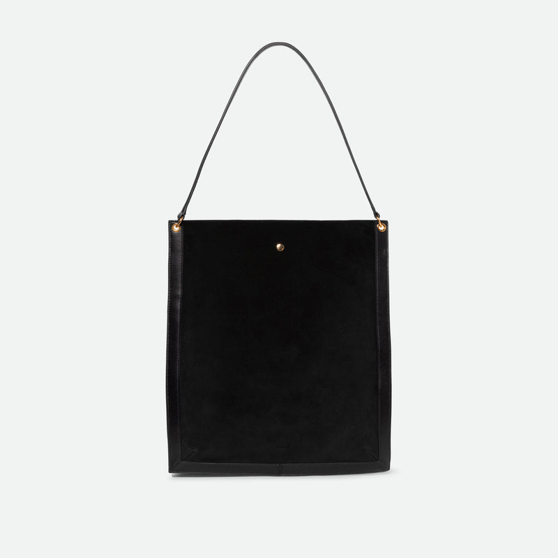 Wandler Penny Tote Black Suede / Black
