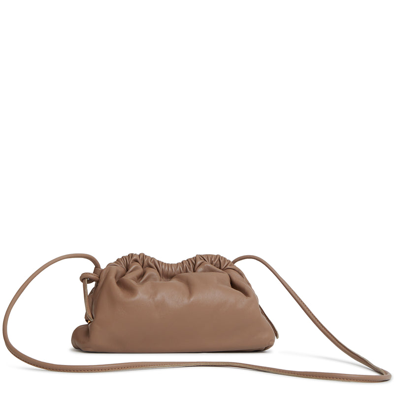 Mansur Gavriel Mini Cloud Clutch in Biscotto