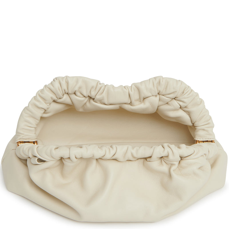 Mansur Gavriel Mini Cloud Clutch in Pearl
