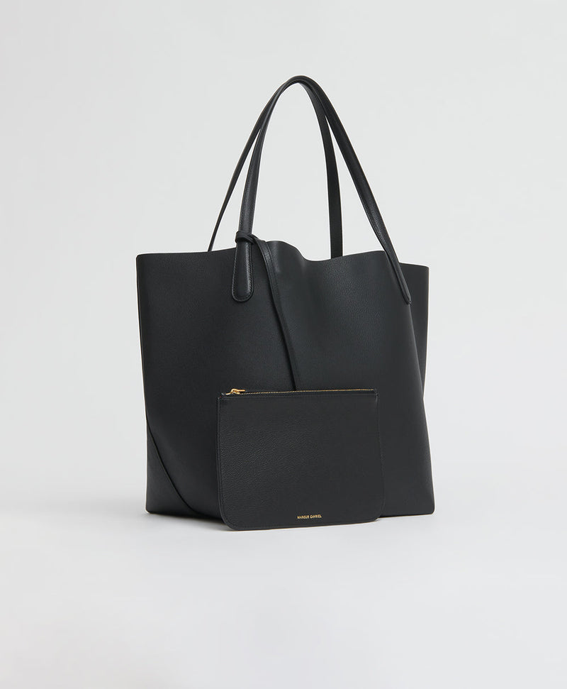 Mansur Gavriel Everyday Soft Tote Black/Flamma