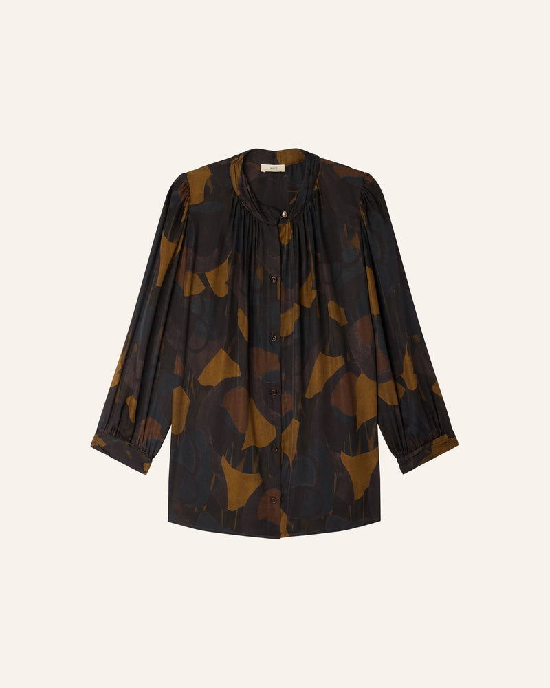 Sessun Lylist Blouse in Moss Utami