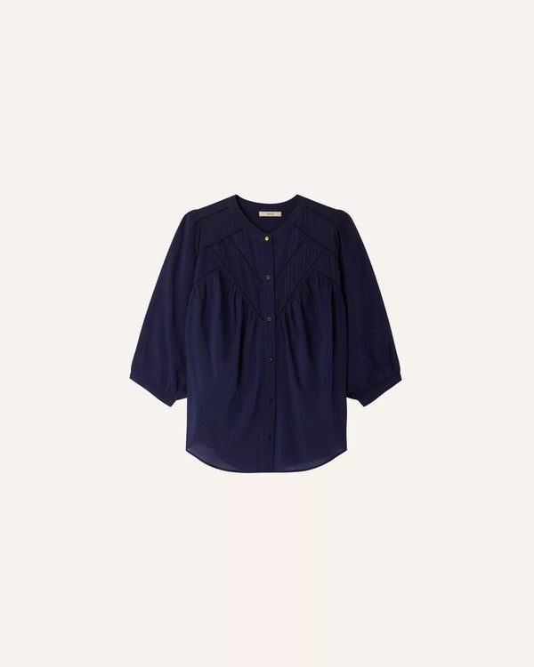Sessun Savi Blouse in Indigo