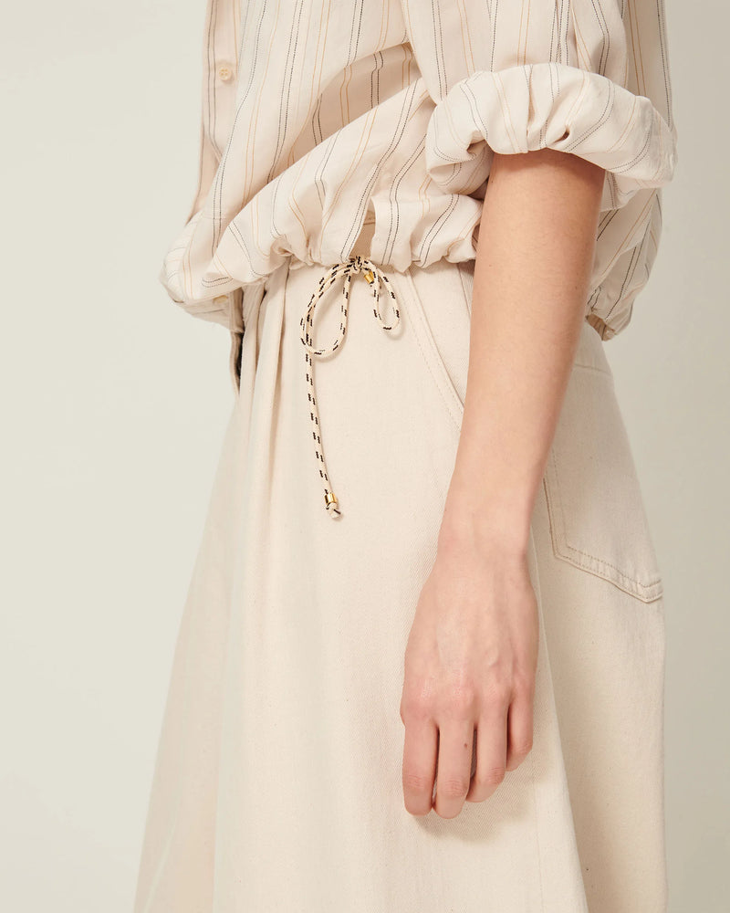 Sessun Cadaques Shirt in Milkyblack