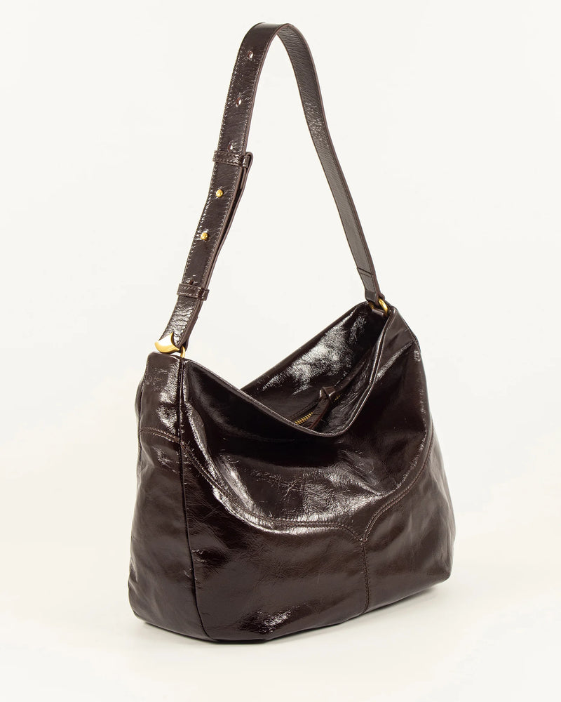 Sessun Divilio Leather Bag in Browny