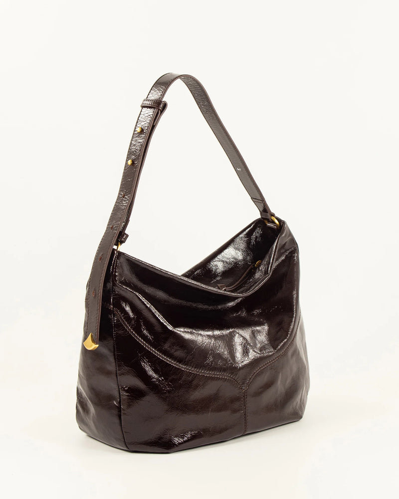 Sessun Divilio Leather Bag in Browny