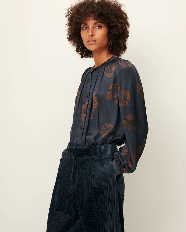 Sessun Lalila Shirt in Shadow Anjali