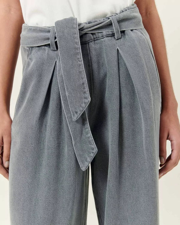 Rinim Pants in Mid Grey Lyocell