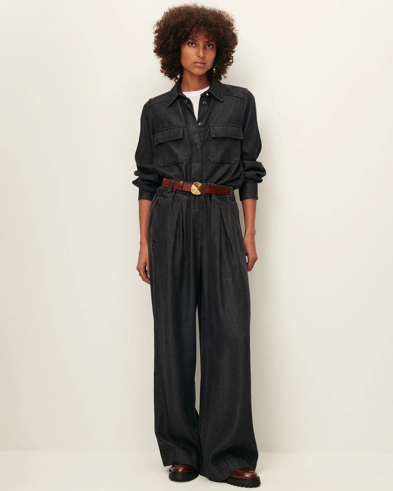 Sessun Rinim Waisted Pants in Carbonella