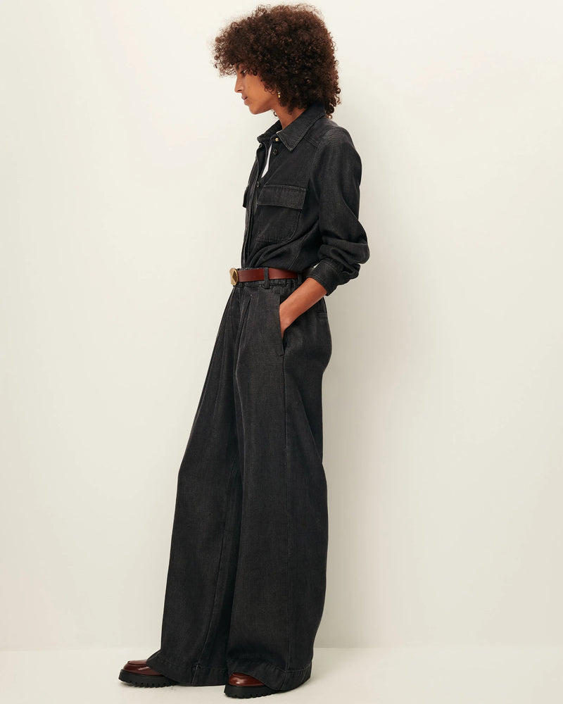 Sessun Rinim Waisted Pants in Carbonella