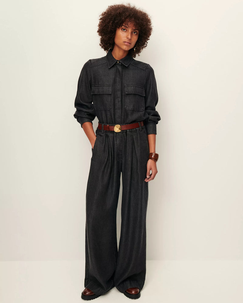 Sessun Rinim Waisted Pants in Carbonella
