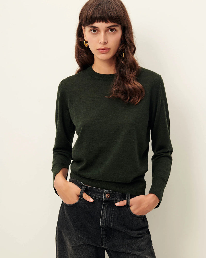 Sessun Teshima Sweater in Lichen