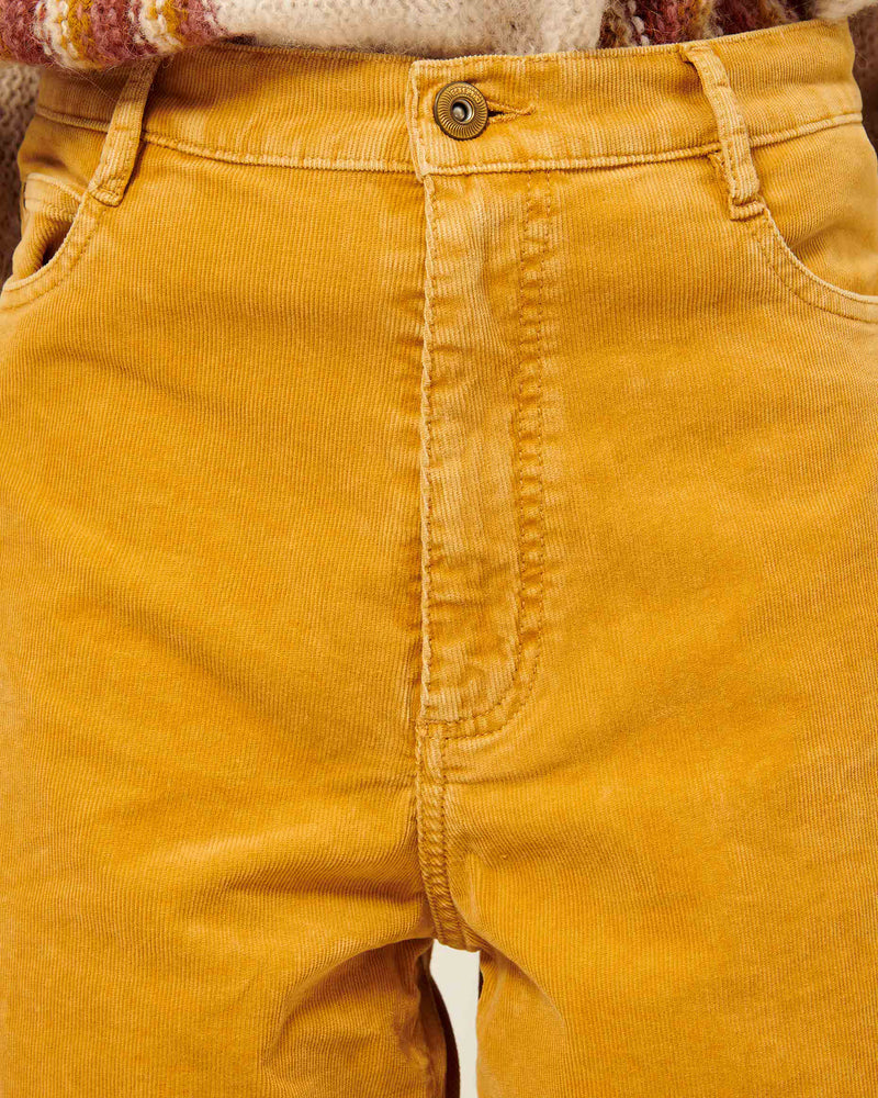 Sessun Velvet Cruise Pants in Solar