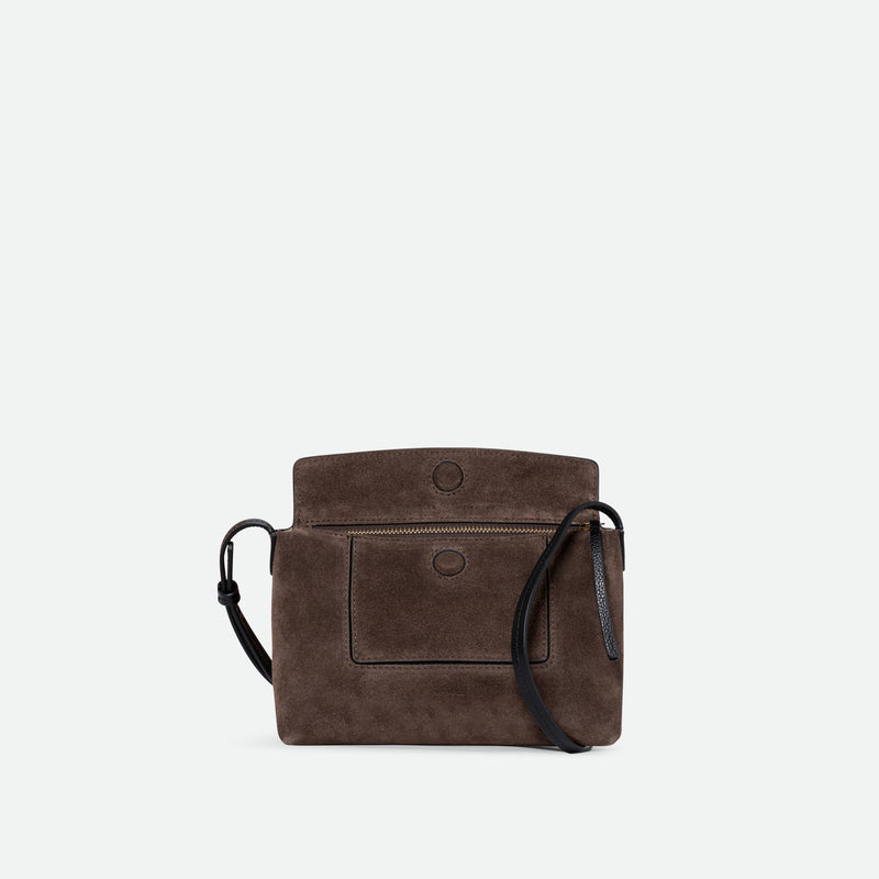 Wandler Penelope Slouch Mini in Palissander Suede