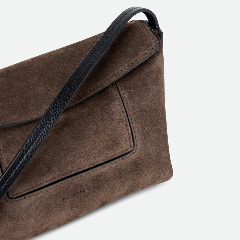 Wandler Penelope Slouch Mini in Palissander Suede