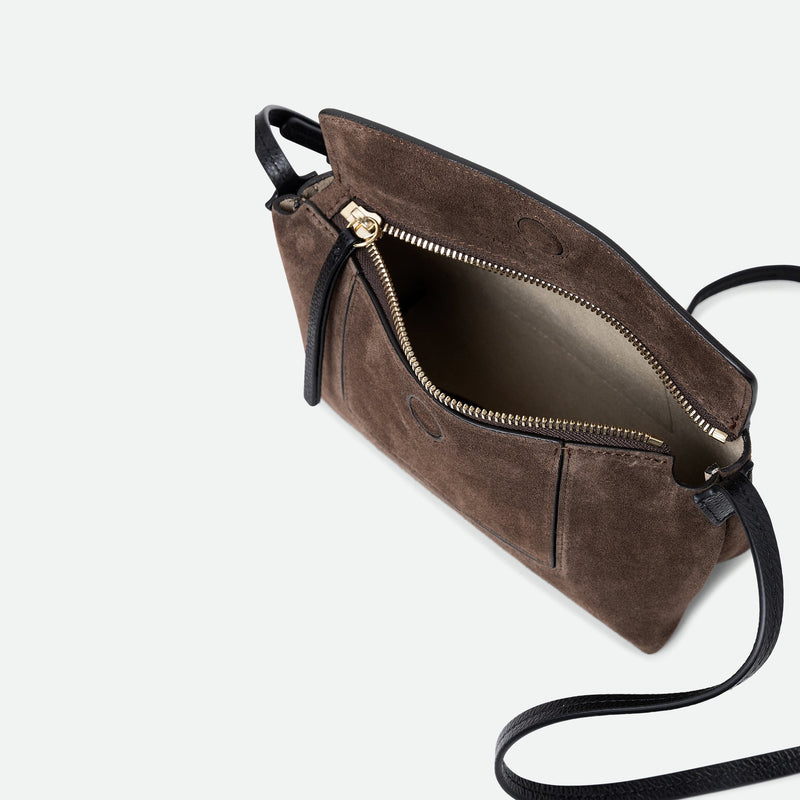 Wandler Penelope Slouch Mini in Palissander Suede