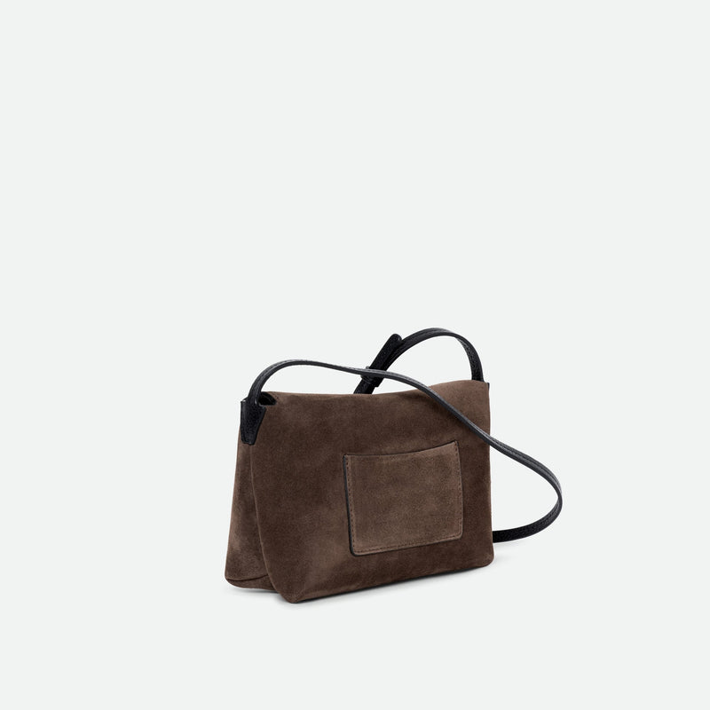Wandler Penelope Slouch Mini in Palissander Suede