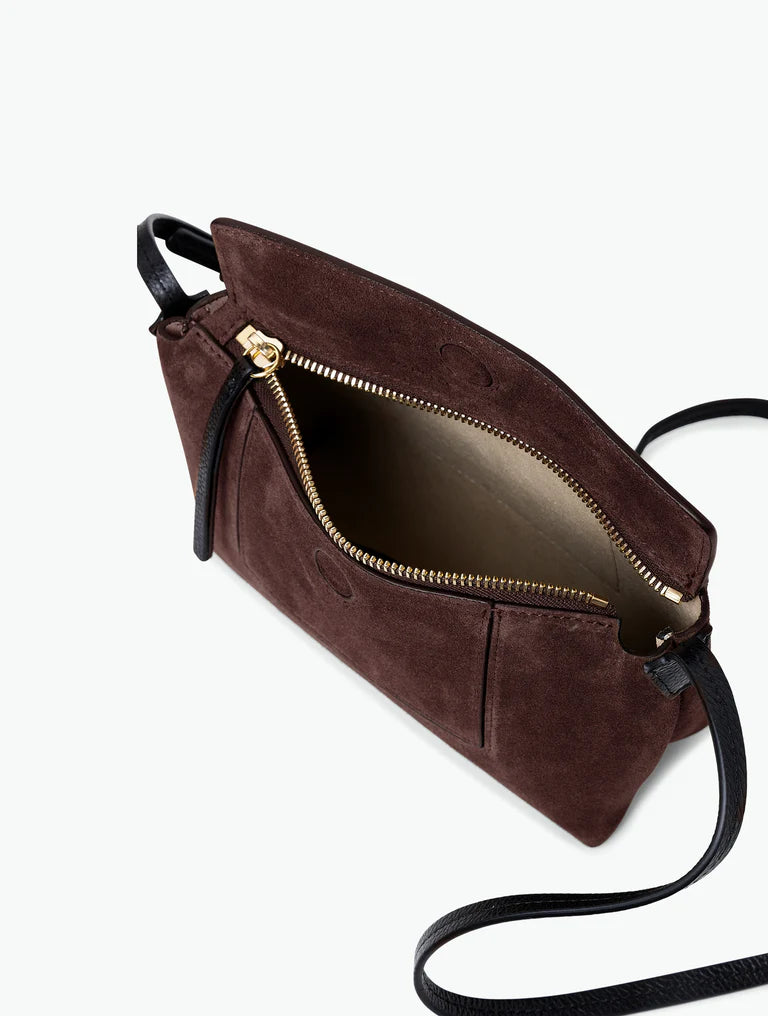 Wandler Penelope Slouch Mini in Acai Seude