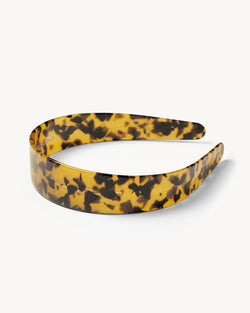 Machete Wide Headband - Classic Tortoise