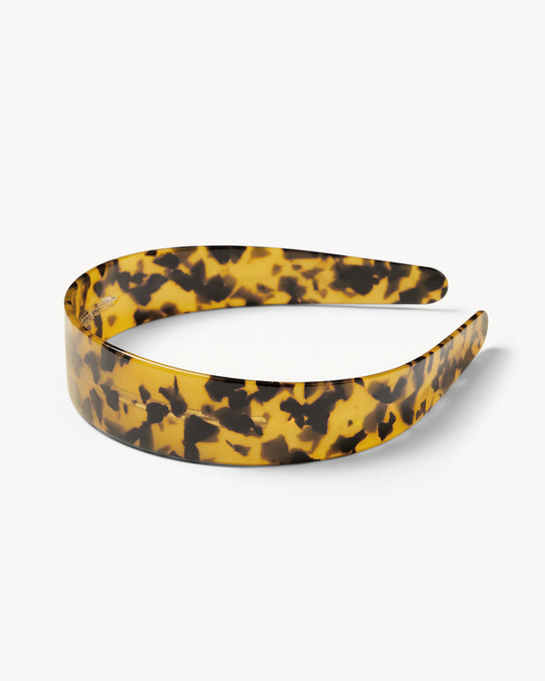 Machete Wide Headband - Classic Tortoise
