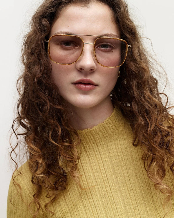 Machete Amelia Sunglasses in Modern Walnut