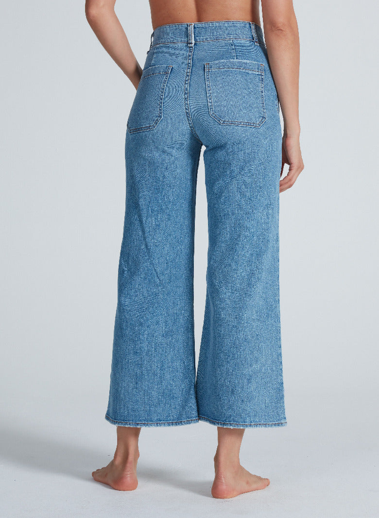 ASKK NY Cropped Sailor Denim Blondie