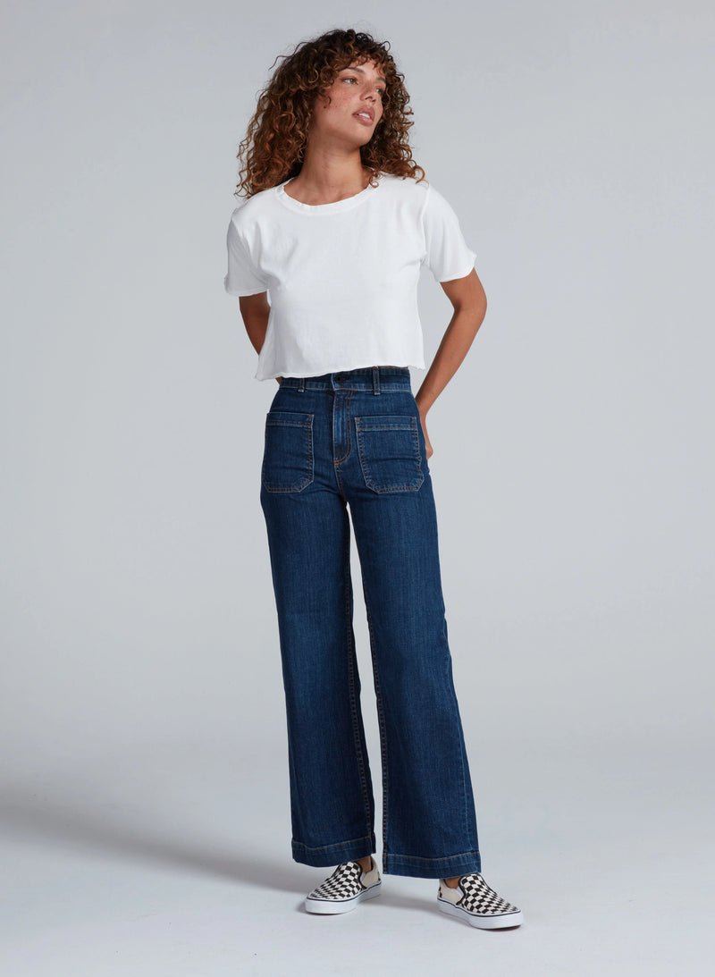 ASKKNY Sailor Jean in Dark Stone Denim
