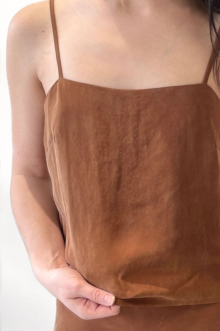Easy Tank | Coffee Cupro